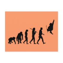 Skiboarding Evolution of skiboards trick ski Gift Postcards
