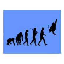Skiboarding Evolution of skiboards trick ski Gift Post Card