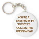 skid mark keychains