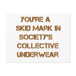 skid mark postcards