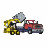 Skid Steer with Truck embroidered shirts