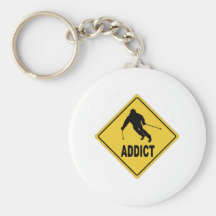 Skier 1 key chain