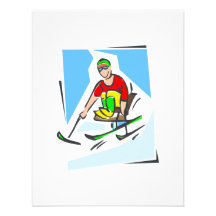 Skier Personalized Announcement