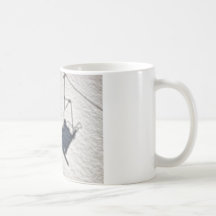 Skiers shadow mugs