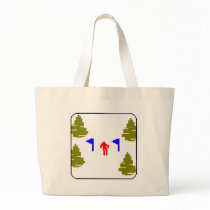 Skiing Canvas Bag