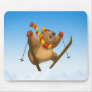 Skiing Bear Mousepad