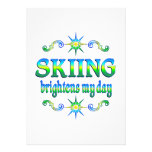 Skiing Brightens Invitations