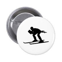 Skiing Downhill Pins