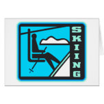 Skiing Greeting Cards