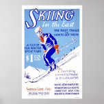 Skiing In The East 1939 WPA posters