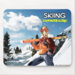 Skiing Insomniac mousepads