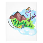 Skiing Jumper Invitation