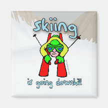Skiing Magnets
