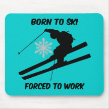 Skiing Mousemats