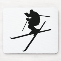 Skiing - Ski Freestyle Mouse Pad