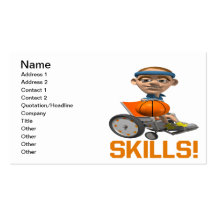Skills Business Card Template
