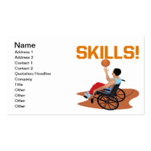Skills Business Card Templates