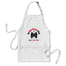 Skin Cancer Awareness Month Butterfly Ribbon Aprons
