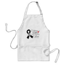 Skin Cancer Ribbon Someone I Love Apron
