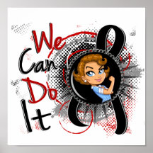 Skin Cancer Rosie Cartoon WCDI.png Posters