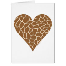 Skin Pattern, Colours of the Giraffe Greeting Card