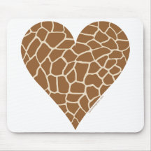 Skin Pattern, Colours of the Giraffe Mouse Mats