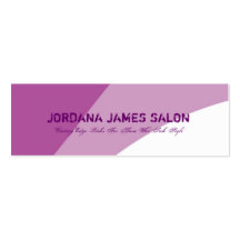 Skinny Business Card: Side Swipe