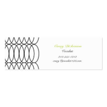 Skinny Business Card: Uptown