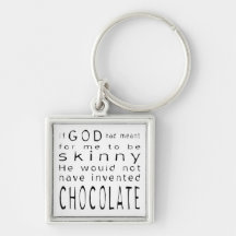 Skinny Chocolate Key Chain