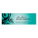 SKINNY HAIR SALON APPOINTMENT CARD business cards