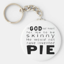 Skinny Pie Keychain