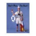 Skip Sayles™_Don't Miss The Boat! postcard