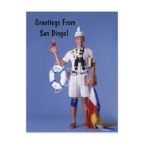 Skip Sayles™_Greetings From San Diego postcard