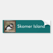 Skomer Island Puffins Bumper Sticker