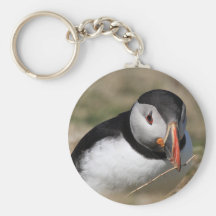 Skomer Island Puffins Keychain