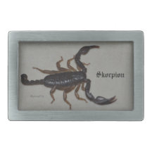 "Skorpion" by mysteryella Rechteckige Gürtelschnalle