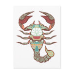 Skorpion/Scorpio Symbol postcards