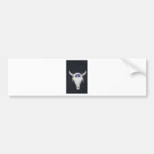 skull 001 bumper stickers
