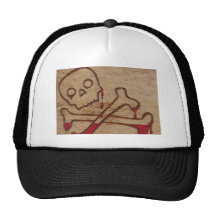 skull 13 vintage trucker hat
