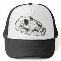 Skull 2 ~ Skulls Skeleton Mammal Animal Trucker Hats