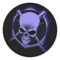 Skull and Blades Stickers