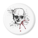 Skull and blood magnets