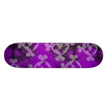 Skull and Bones Skateboard Deck