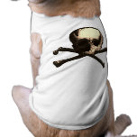 SKULL AND CROSS BONES pet clothing
