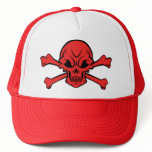 skull and crossbone mesh hats
