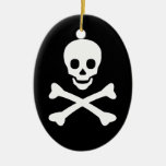 Skull and Crossbones Christmas Tree Ornament