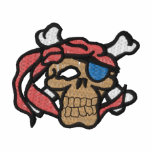 Skull and Crossbones embroidered shirts