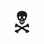 Skull and Crossbones embroidered shirts