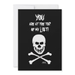 Skull and Crossbones Halloween Party Invitation