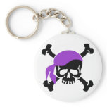 Skull and Crossbones Key Chain